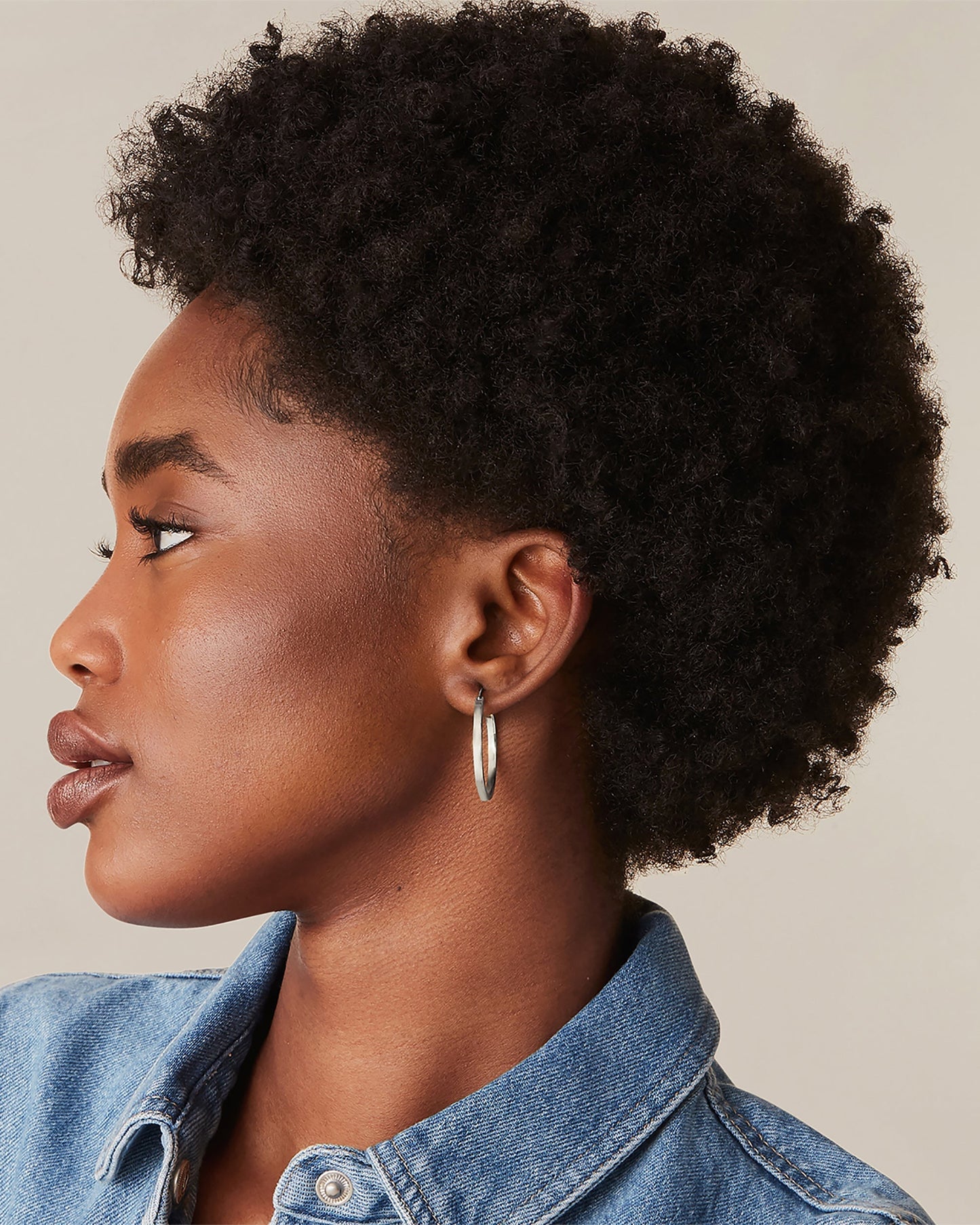 Vermeil Square Tube Hoops