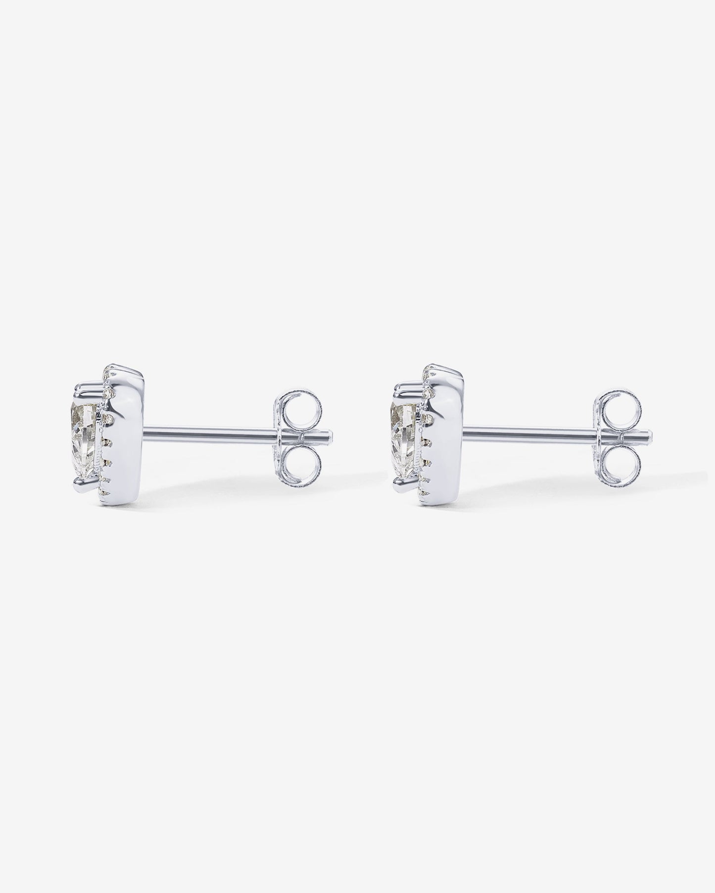 Heart Halo Studs