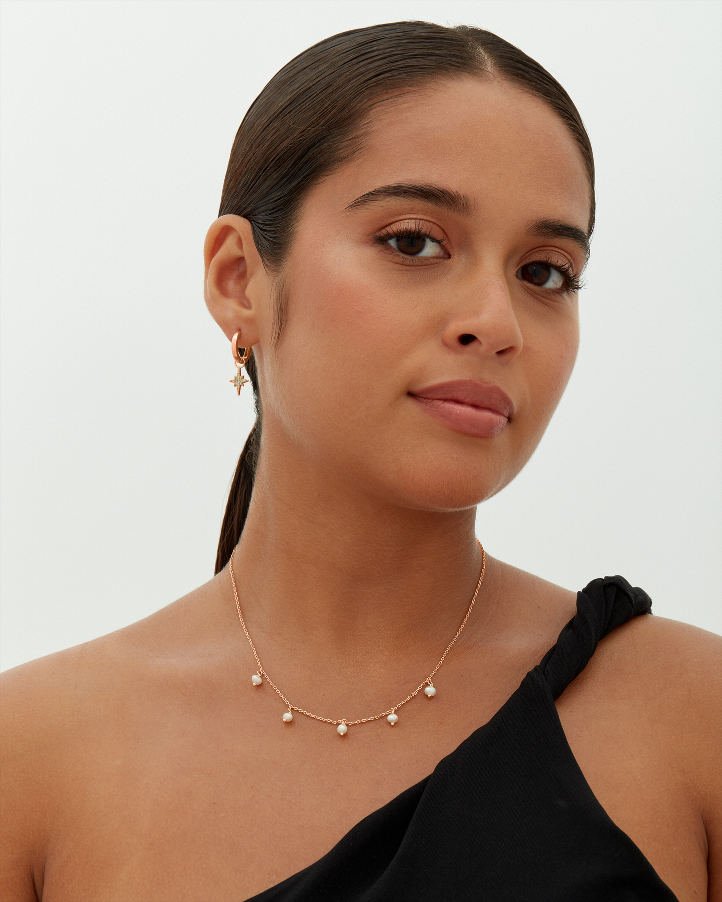 Shell Pearl Chain Necklace