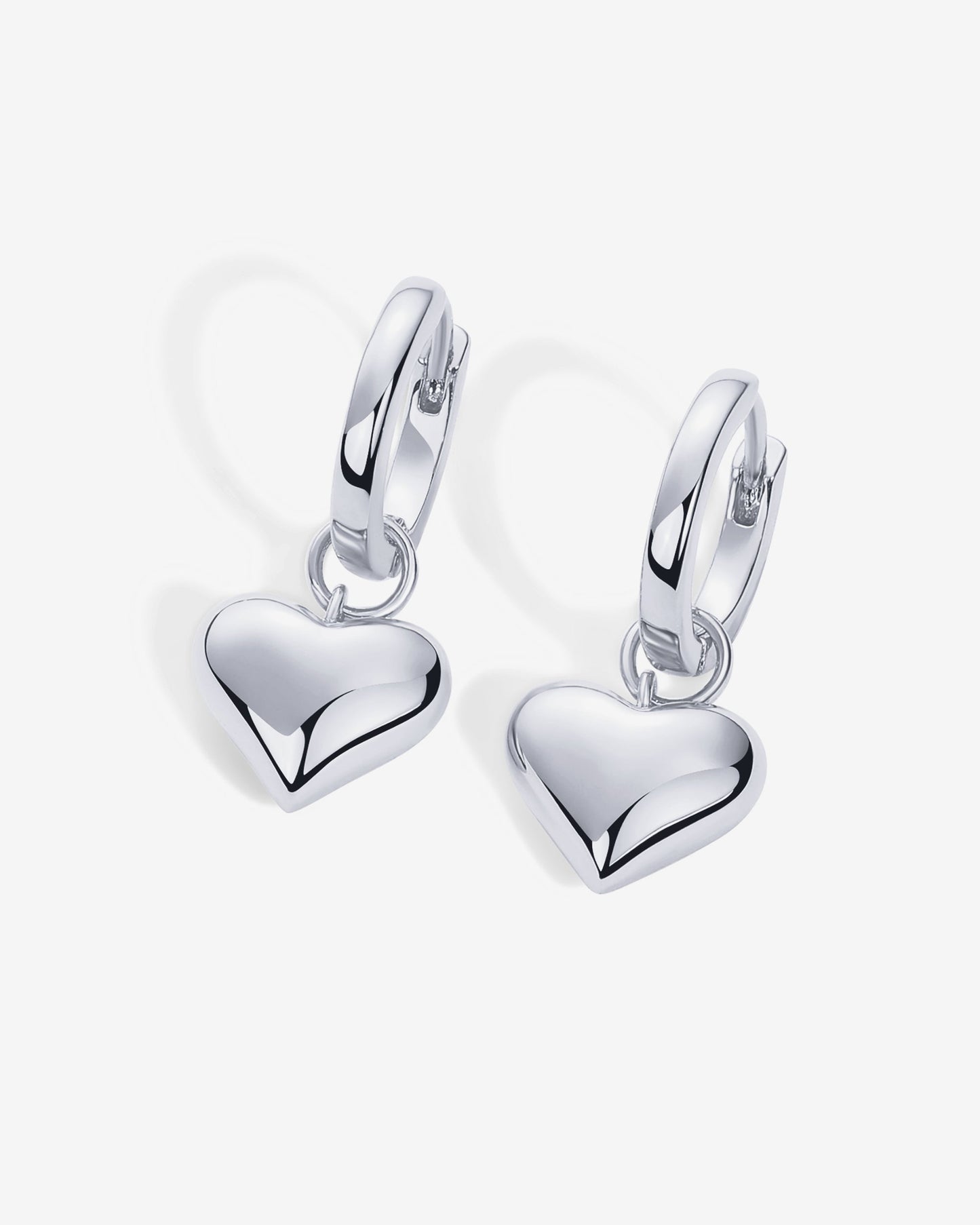 Heart Charm Earrings