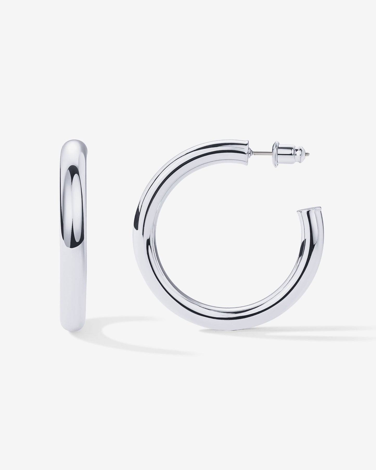 Vermeil Round Chunky Hoops