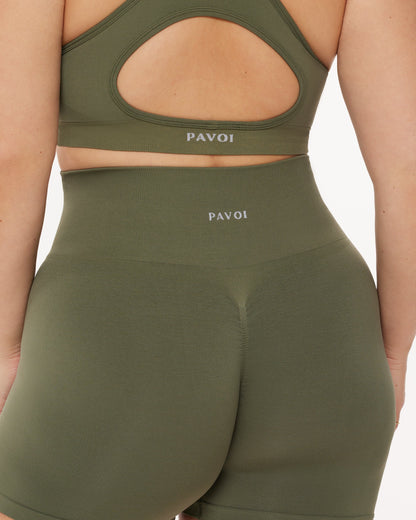 Seamless High-Waisted 4.5" Butt Lifting Biker Shorts