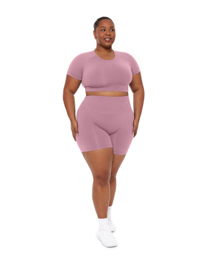 Seamless High-Waisted 6" Butt Lifting Biker Shorts