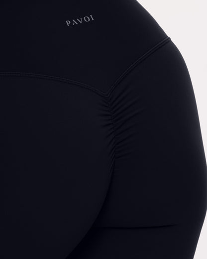 High-Waisted Lifting Full-Length Yoga Leggings with Scrunch