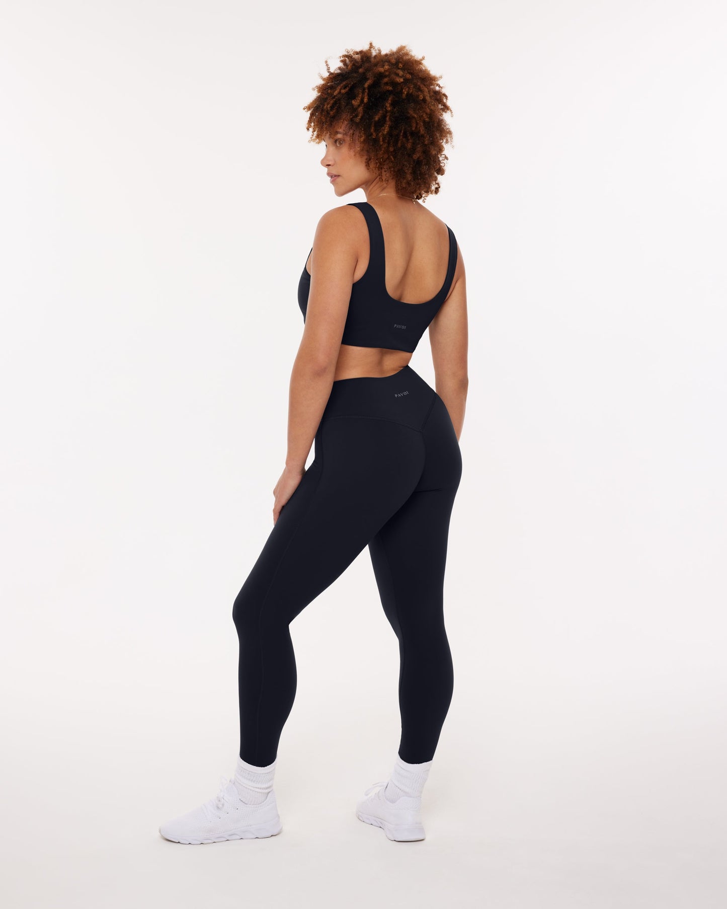 High-Waisted Lifting Full-Length Yoga Leggings with Scrunch