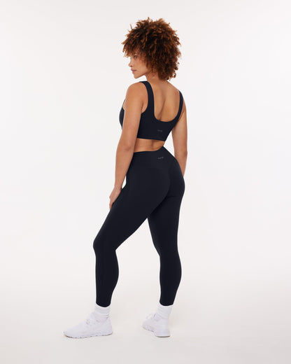 High-Waisted Lifting Full-Length Yoga Leggings with Scrunch