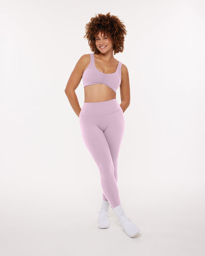 High-Waisted Lifting Full-Length Yoga Leggings with Scrunch