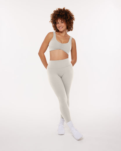 High-Waisted Lifting Full-Length Yoga Leggings with Scrunch
