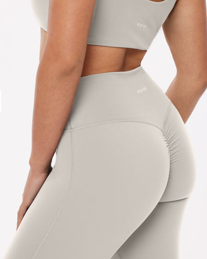 High-Waisted Lifting Full-Length Yoga Leggings with Scrunch