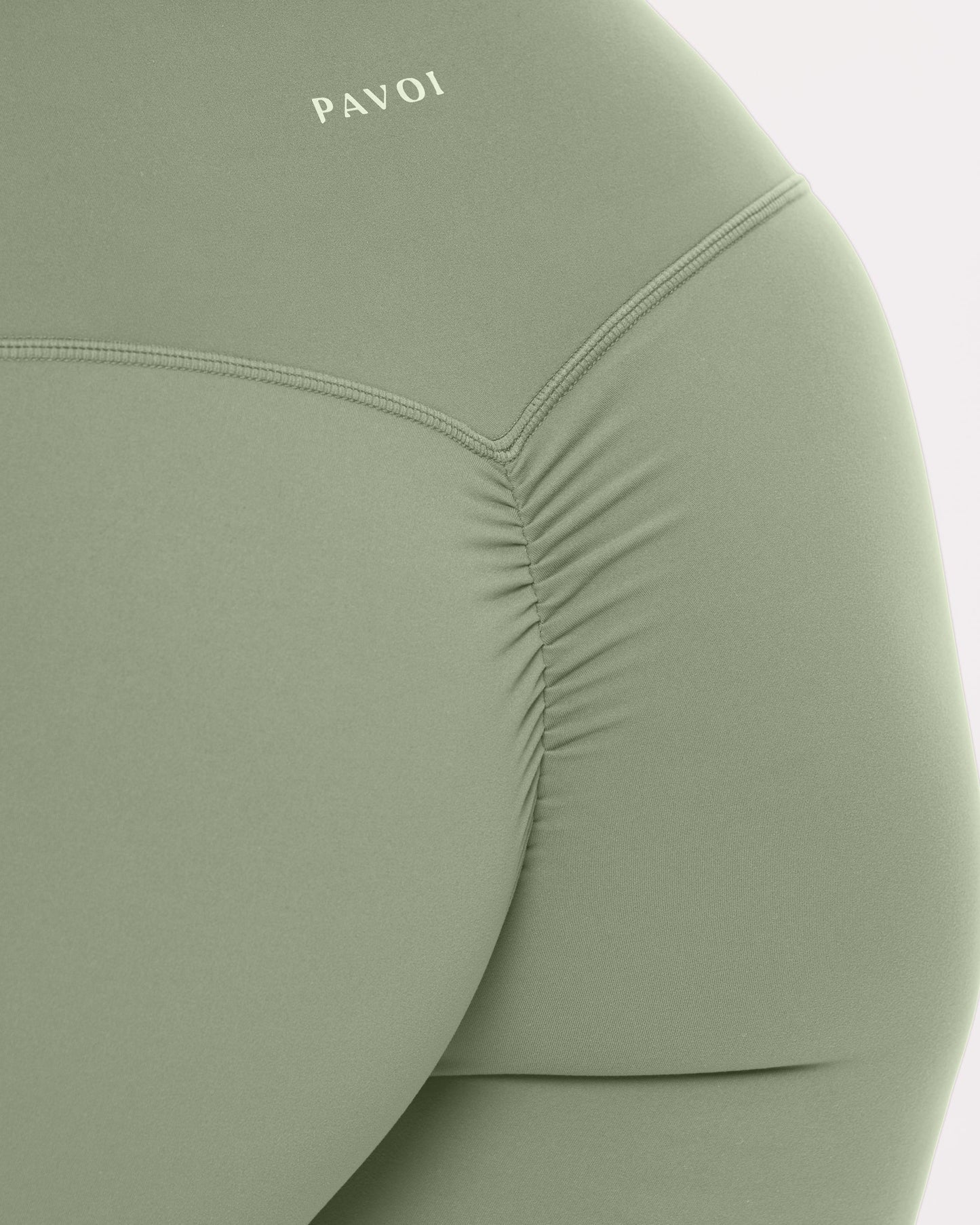 High-Waisted Lifting Full-Length Yoga Leggings with Scrunch
