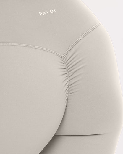 High-Waisted Lifting Full-Length Yoga Leggings with Scrunch