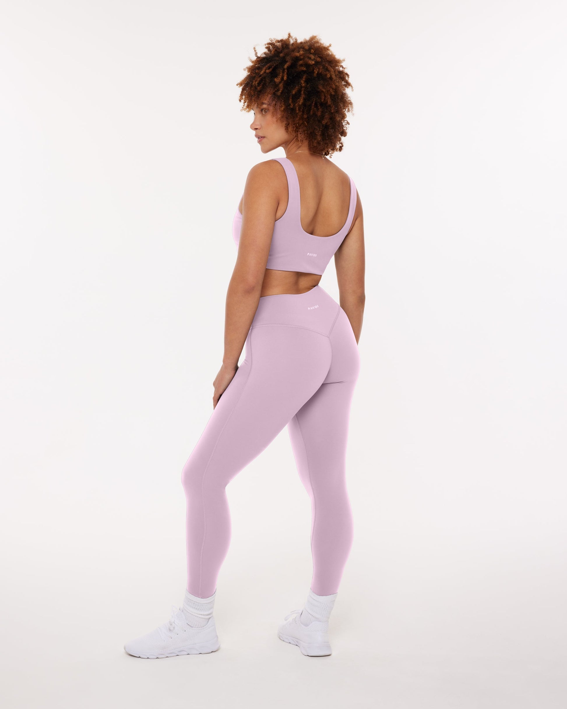 High-Waisted Lifting Full-Length Yoga Leggings with Scrunch