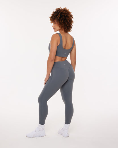 High-Waisted Lifting Full-Length Yoga Leggings with Scrunch