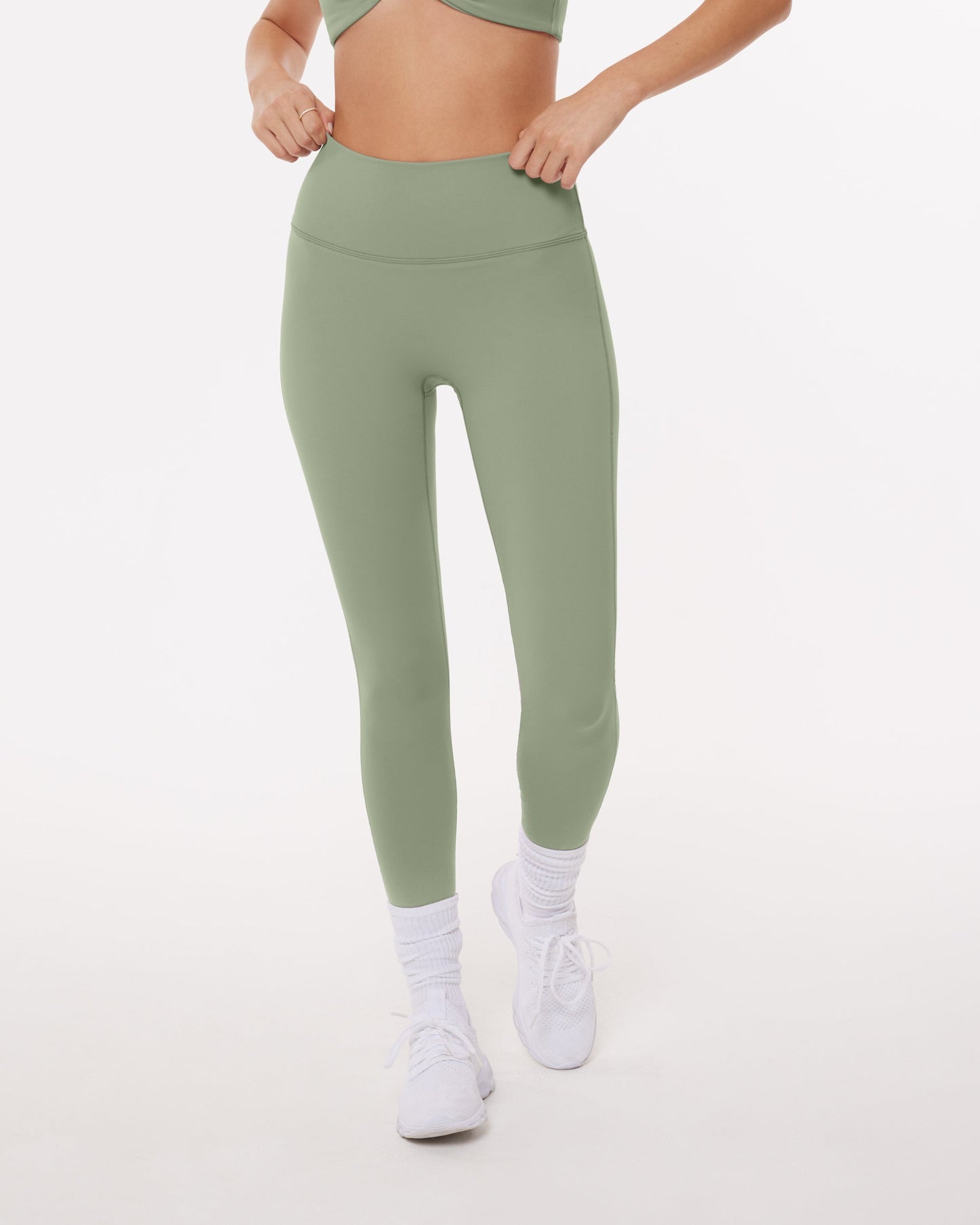 High-Waisted Lifting Full-Length Yoga Leggings with Scrunch