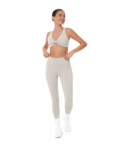 High-Waisted Lifting Full-Length Yoga Leggings with Scrunch