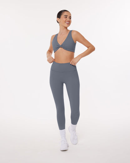 High-Waisted Lifting Full-Length Yoga Leggings with Scrunch