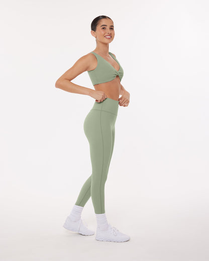 High-Waisted Lifting Full-Length Yoga Leggings with Scrunch