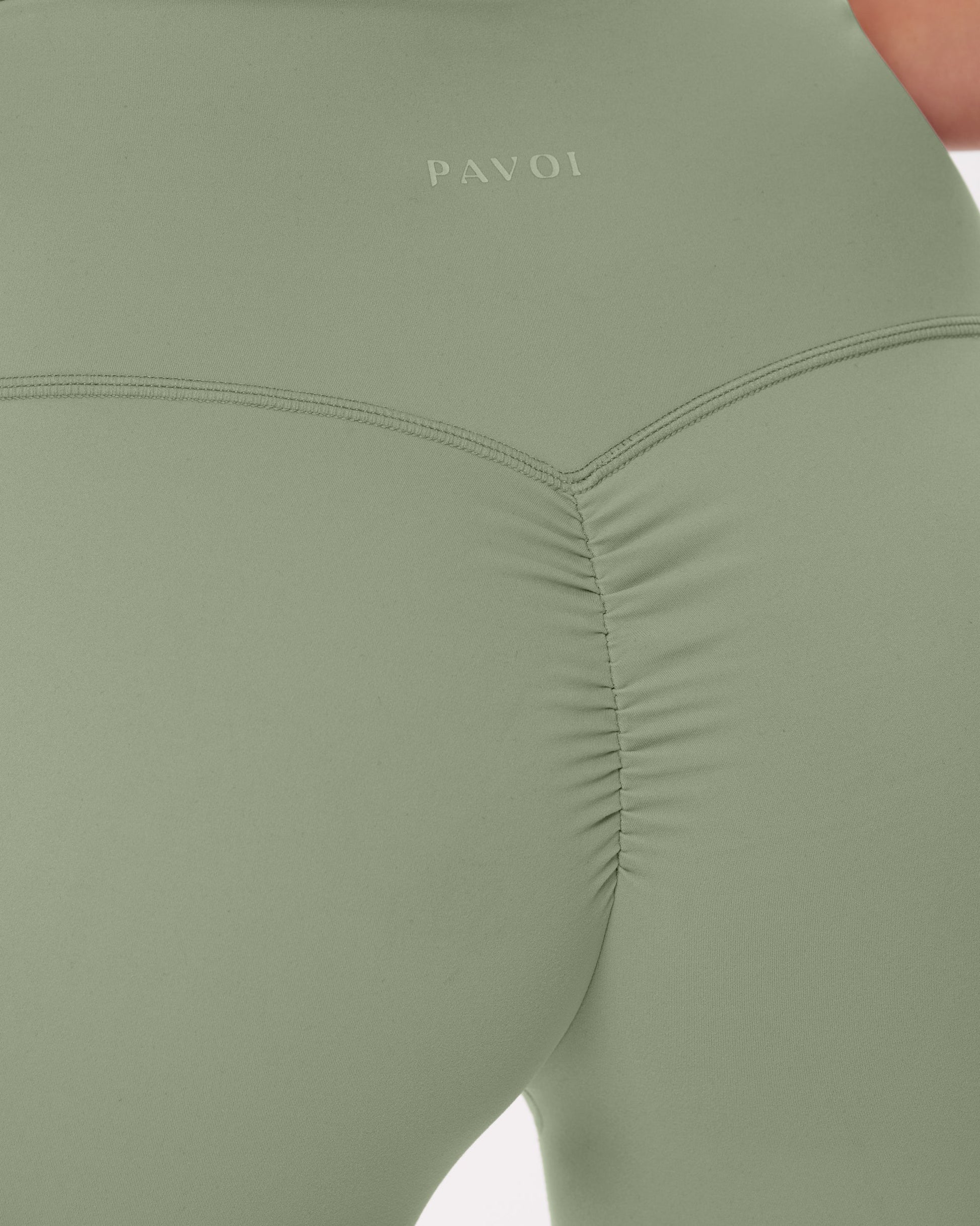 High-Waisted Lifting Full-Length Yoga Leggings with Scrunch