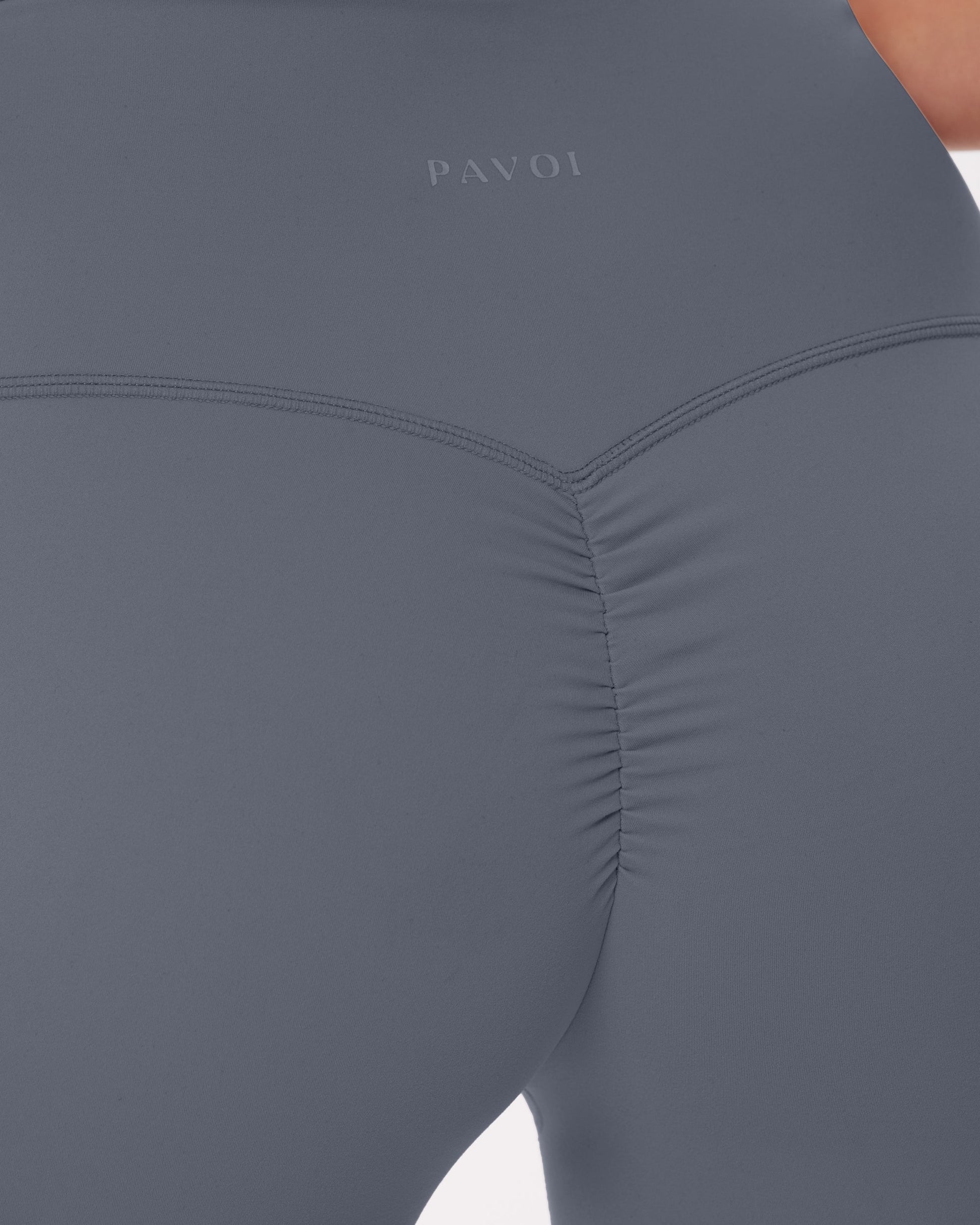 High-Waisted Lifting Full-Length Yoga Leggings with Scrunch