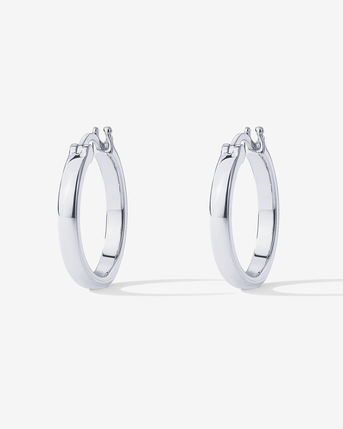 Vermeil Square Tube Hoops