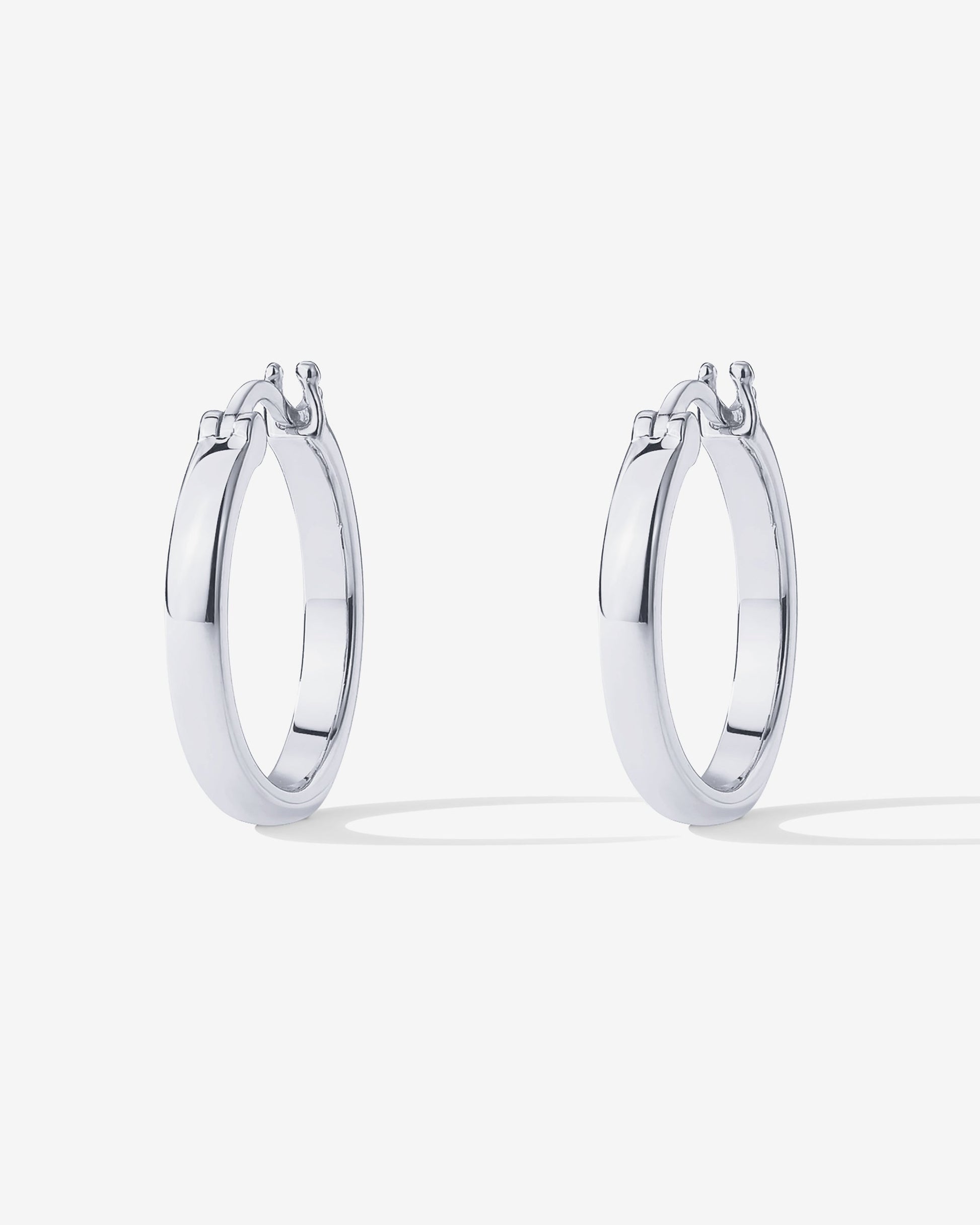 Vermeil Square Tube Hoops