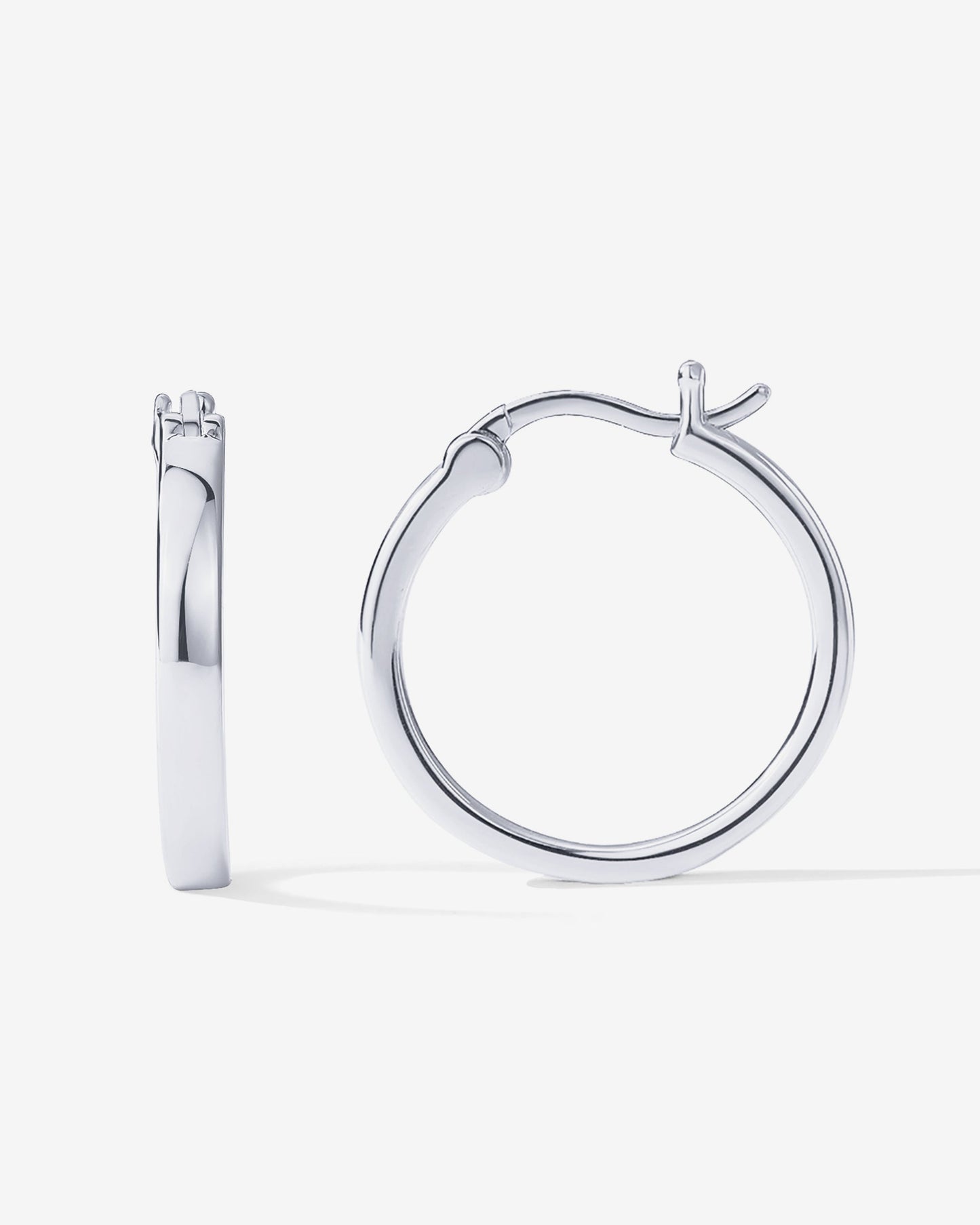 Vermeil Square Tube Hoops