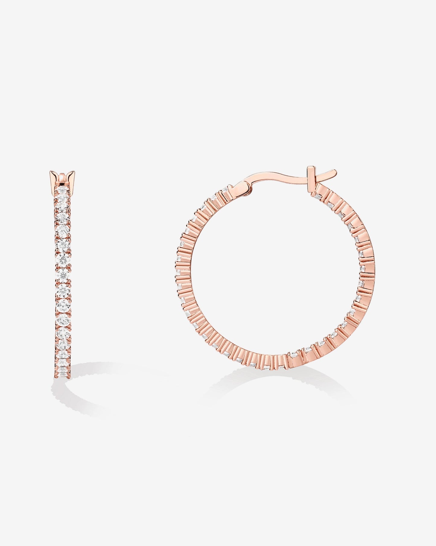 Vermeil Inside-Out Hoops