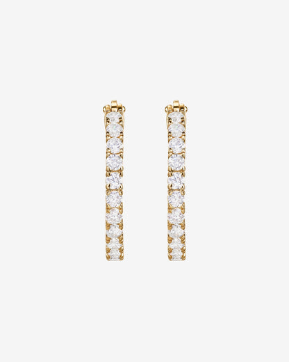 Vermeil Inside-Out Hoops