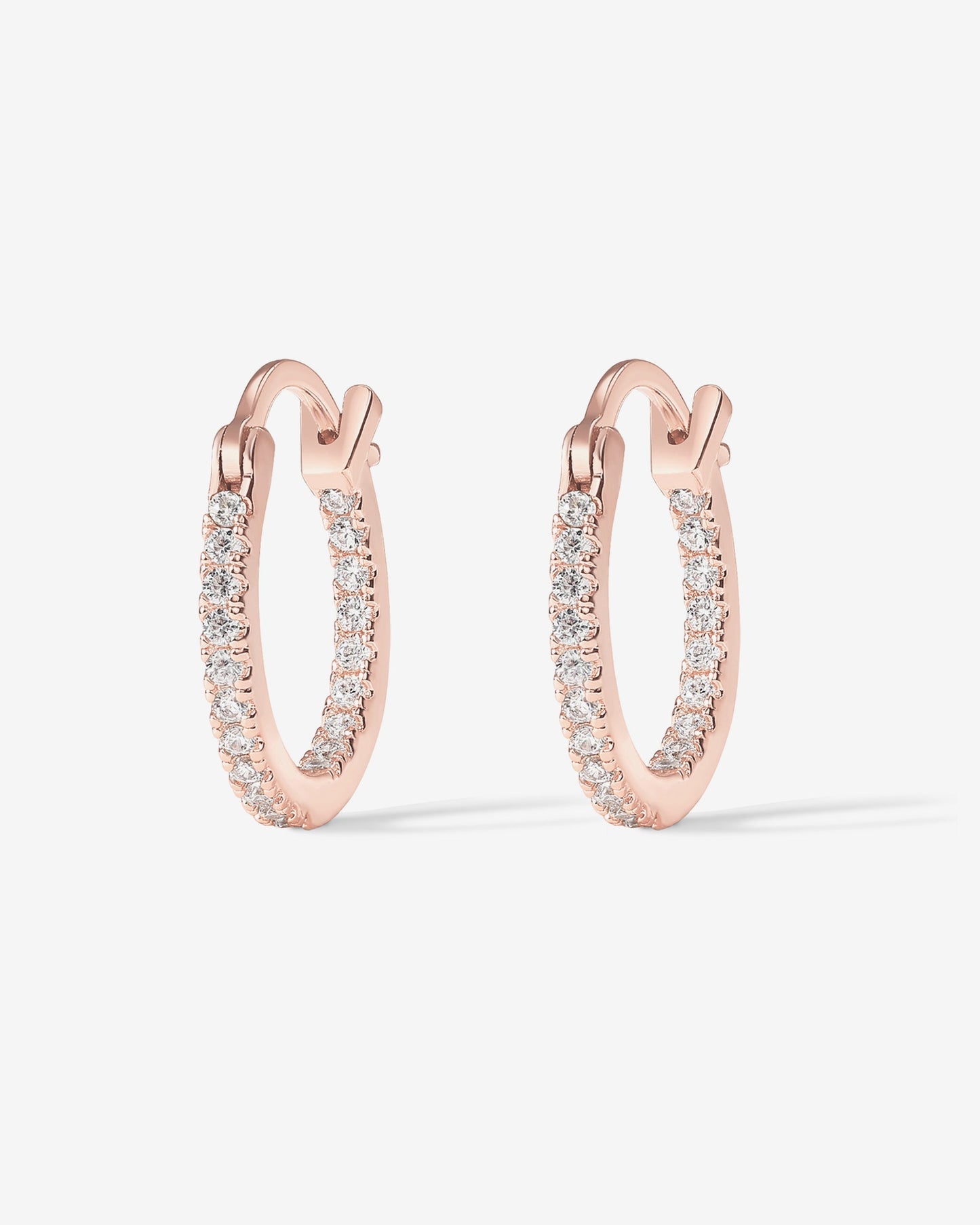 Vermeil Slim Inside-Out Hoops