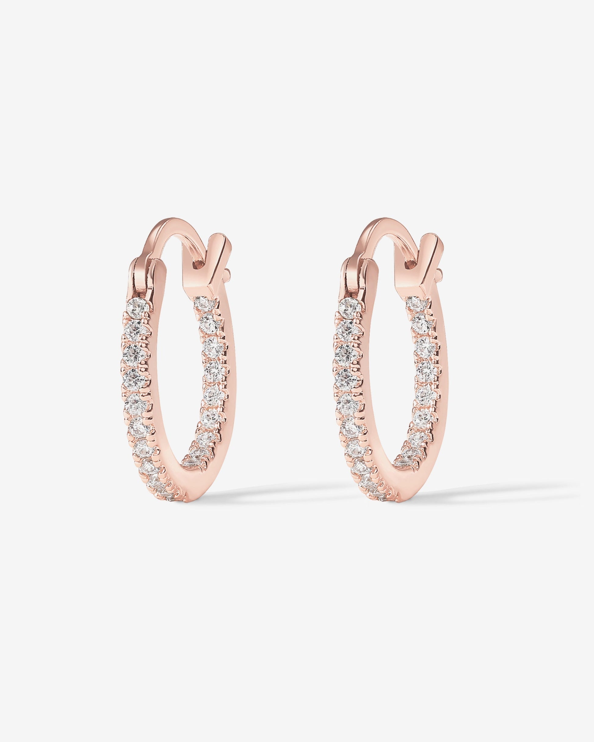 Vermeil Slim Inside-Out Hoops
