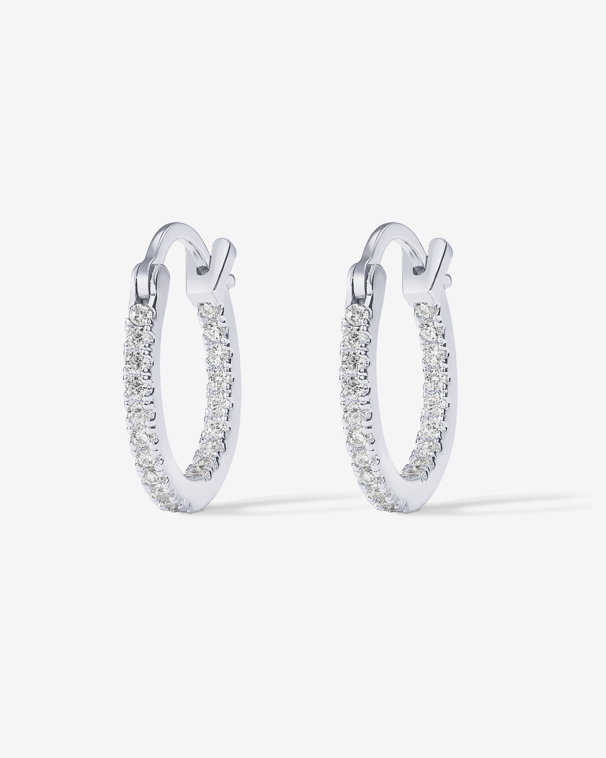 Vermeil Slim Inside-Out Hoops