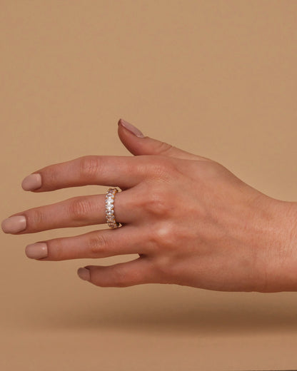 Oval Eternity Band