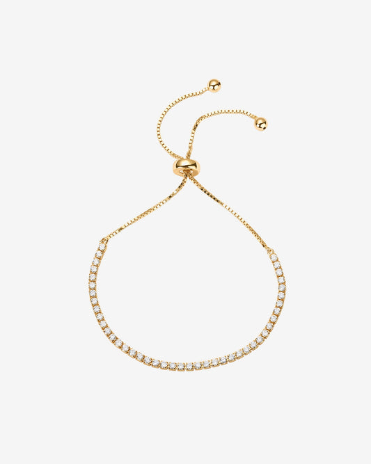 Vermeil Adjustable Tennis Bracelet