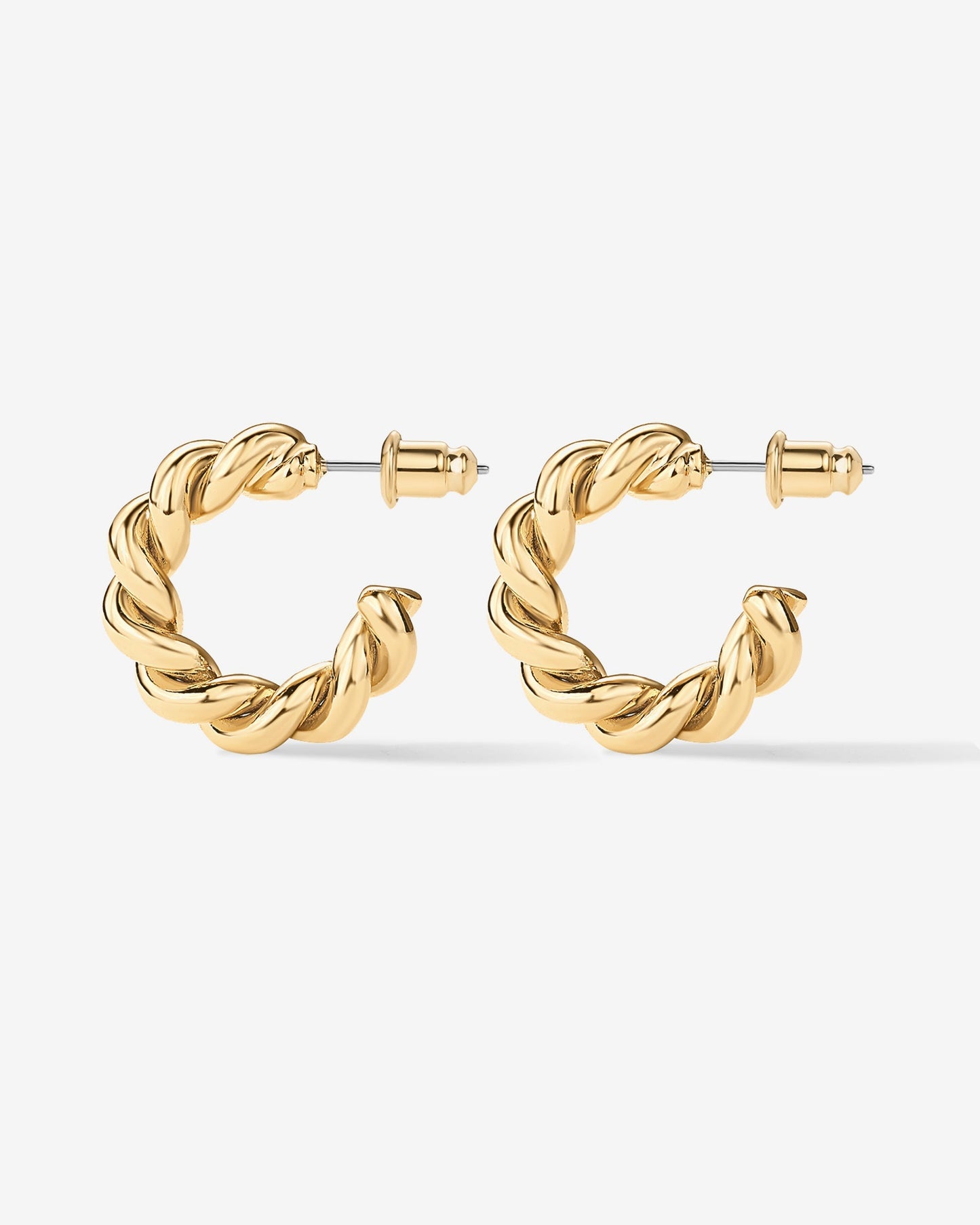 Vermeil Rope Hoops