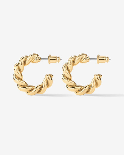 Vermeil Rope Hoops