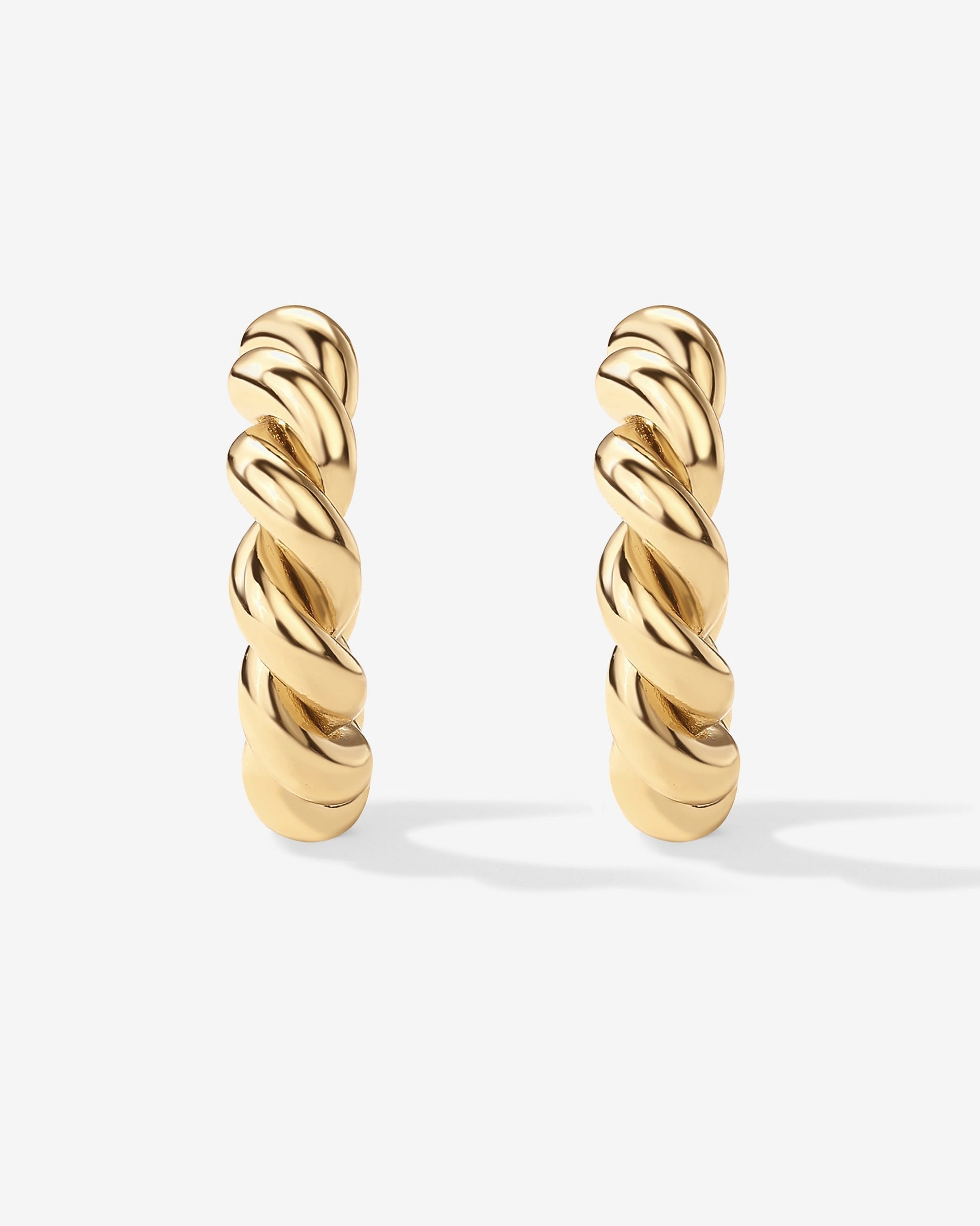Vermeil Rope Hoops