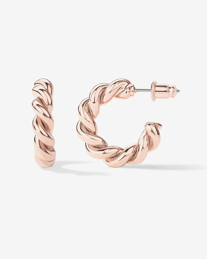 Vermeil Rope Hoops