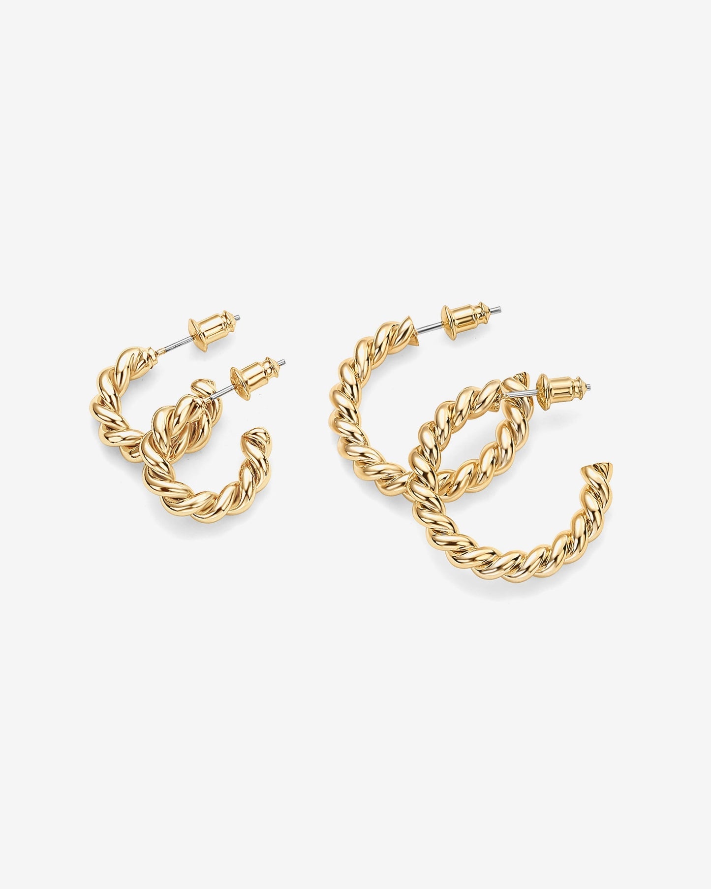 Vermeil Rope Hoops
