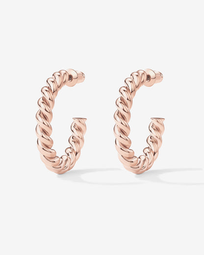 Vermeil Rope Hoops