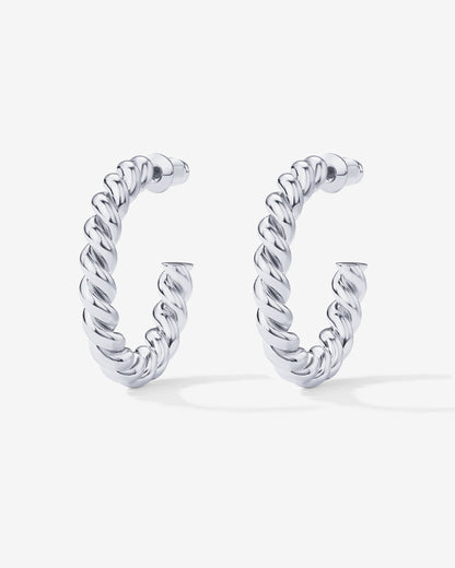 Vermeil Rope Hoops