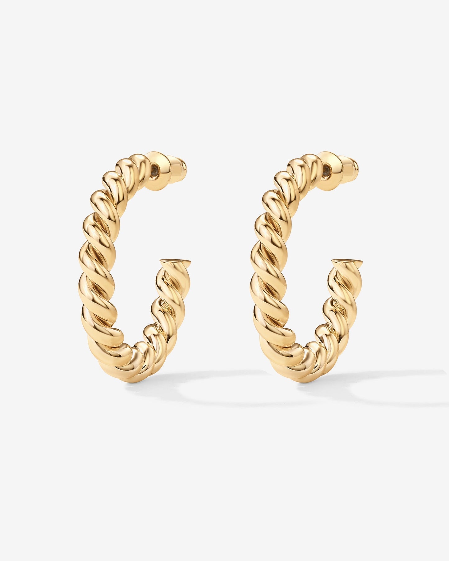 Vermeil Rope Hoops