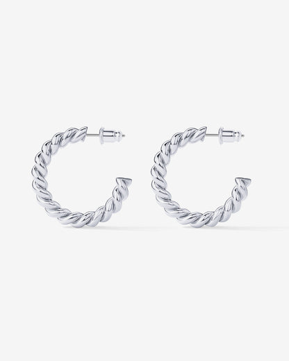 Vermeil Rope Hoops