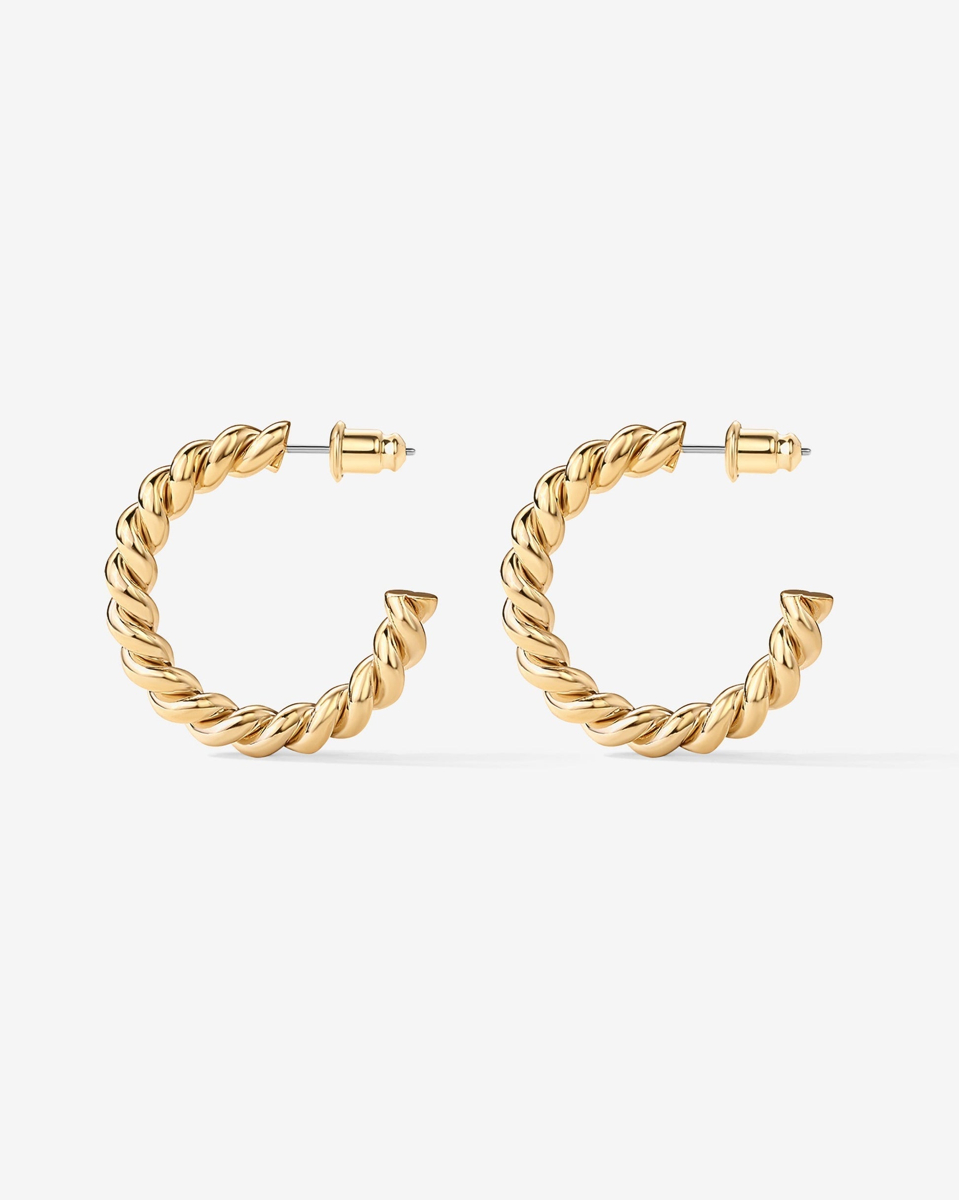 Vermeil Rope Hoops