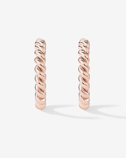 Vermeil Rope Hoops
