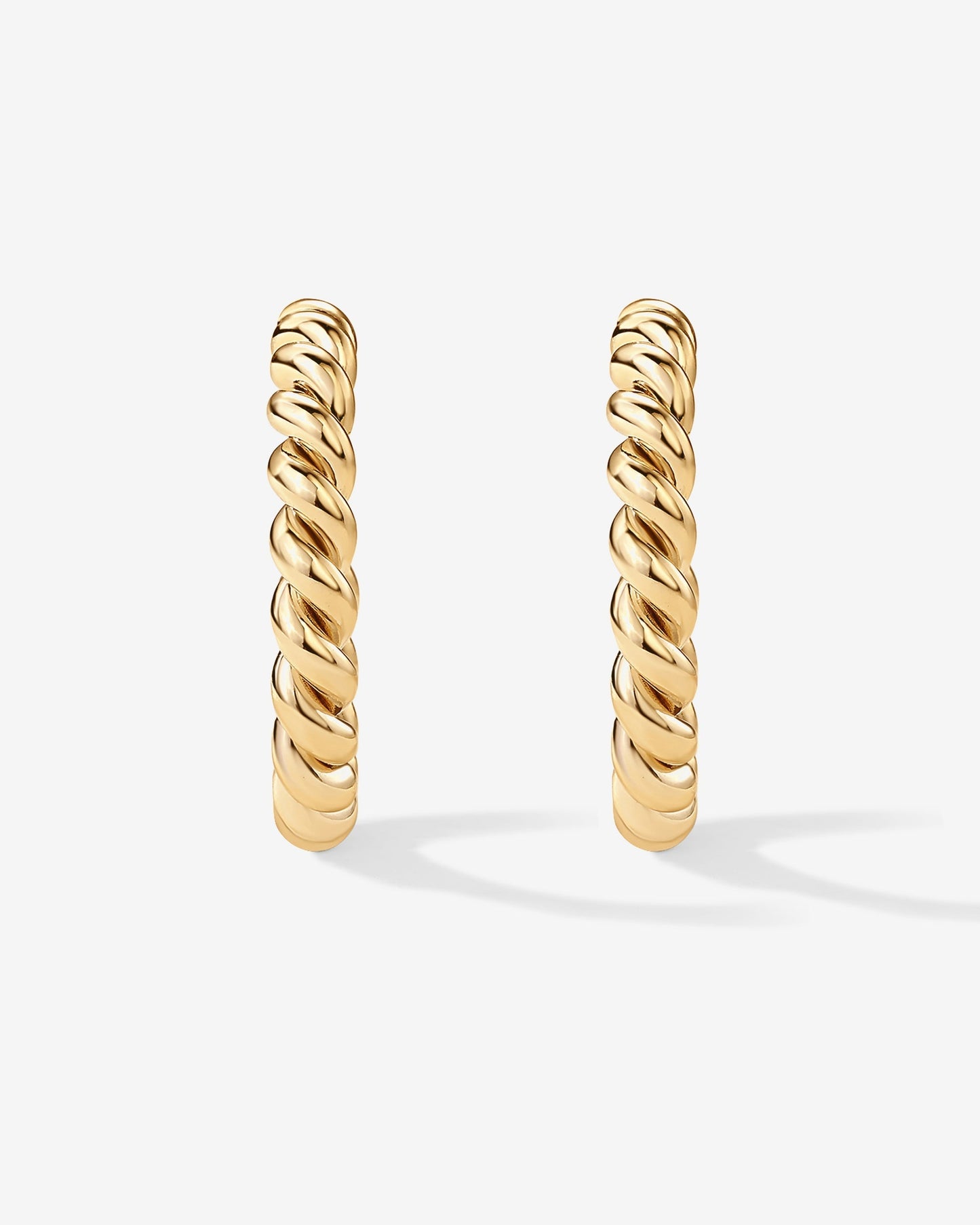 Vermeil Rope Hoops