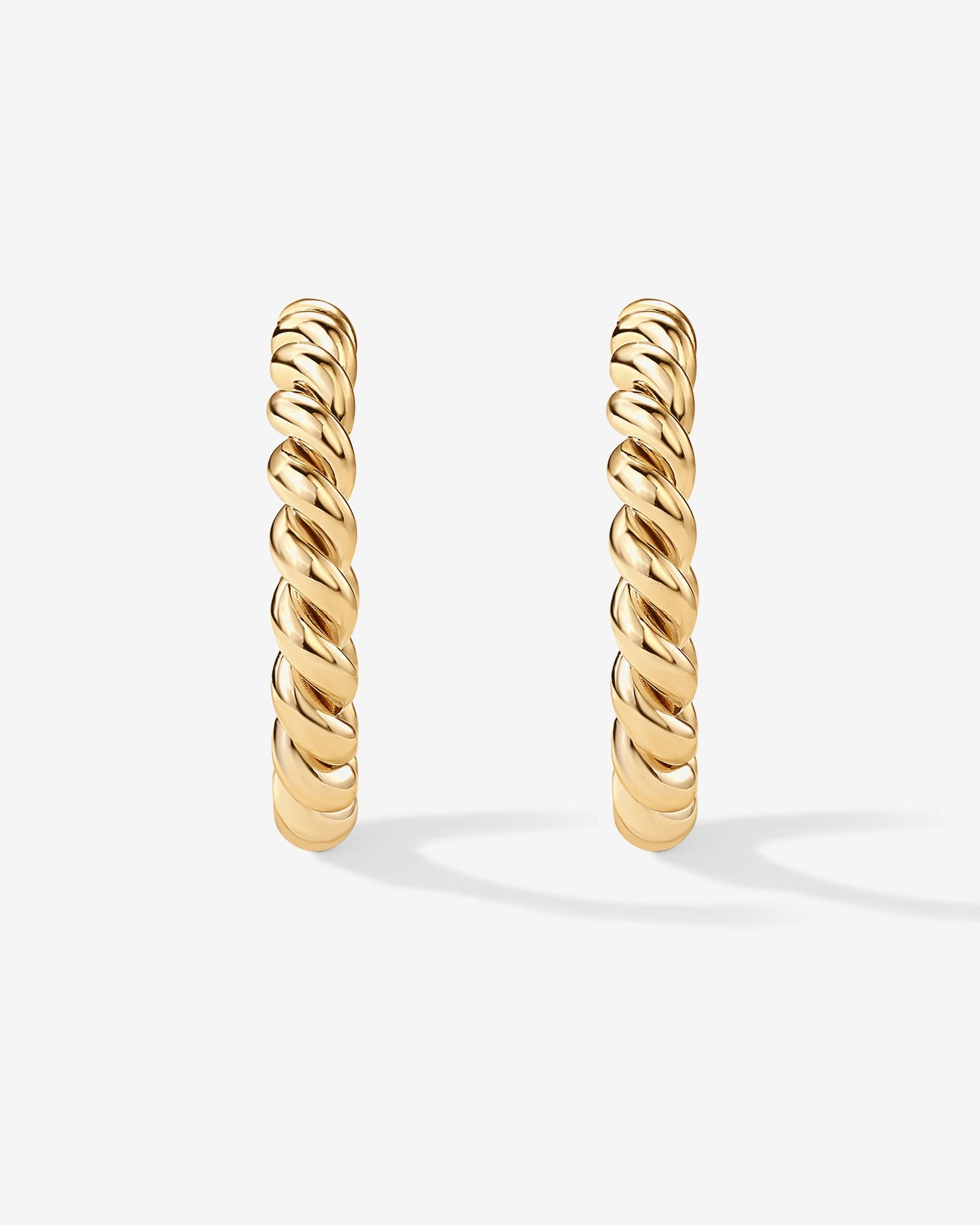 Vermeil Rope Hoops