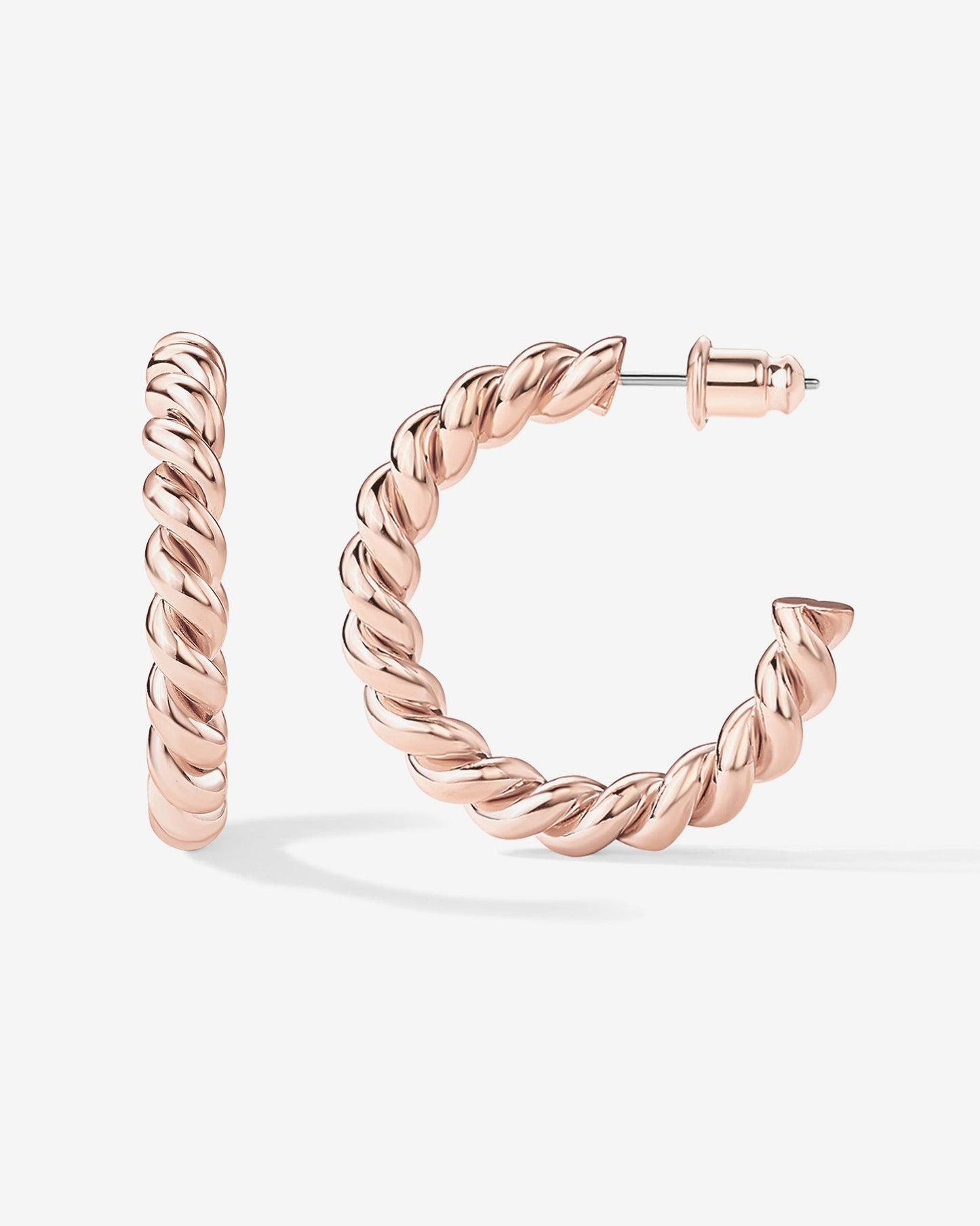 Vermeil Rope Hoops