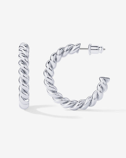 Vermeil Rope Hoops