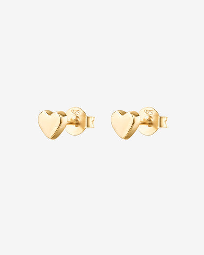 Vermeil Sweetheart Studs