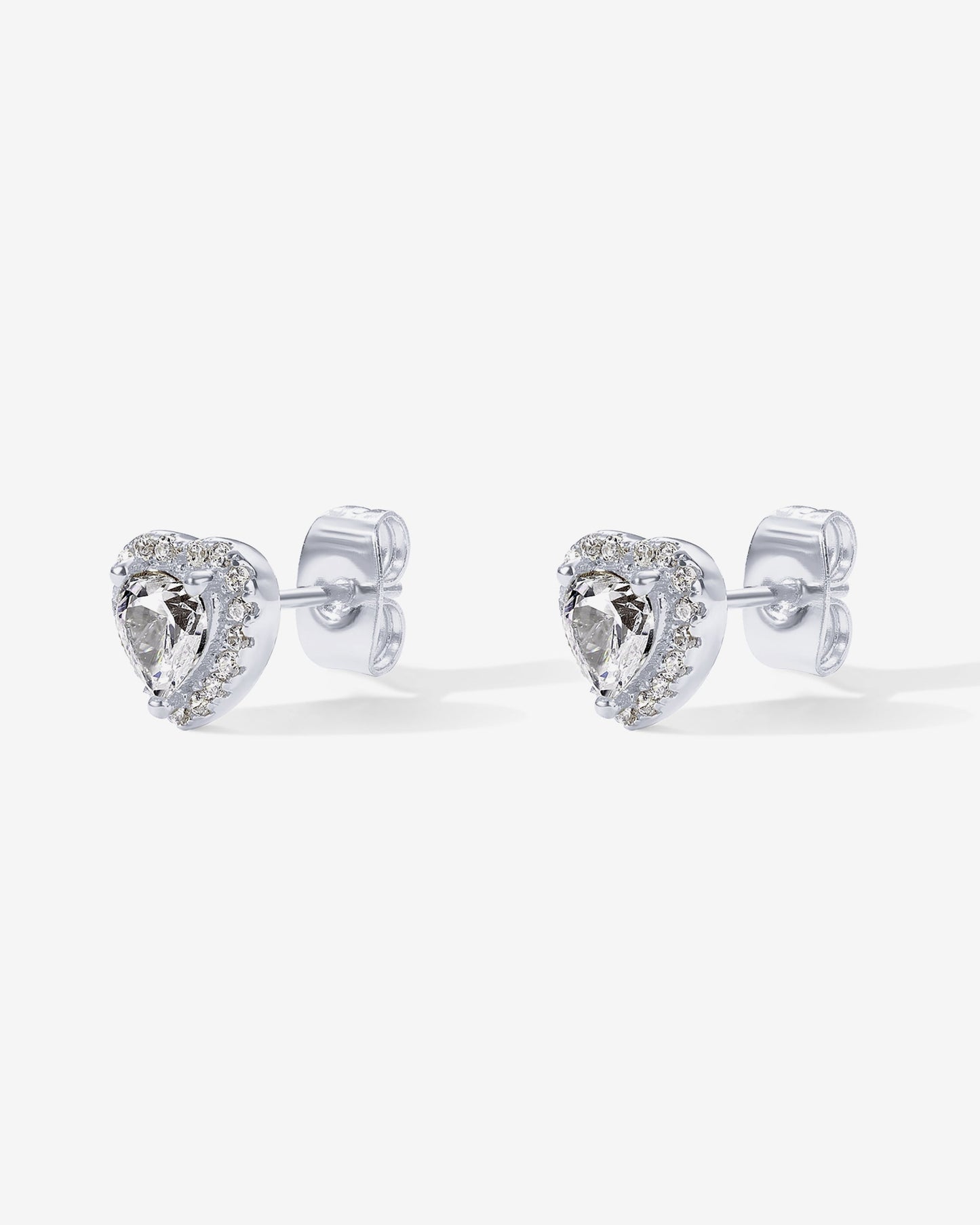 Heart Halo Studs